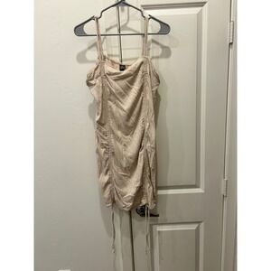 Wild Fable XXL Drawstring Mini Dress Sleeveless Casual Party Women's